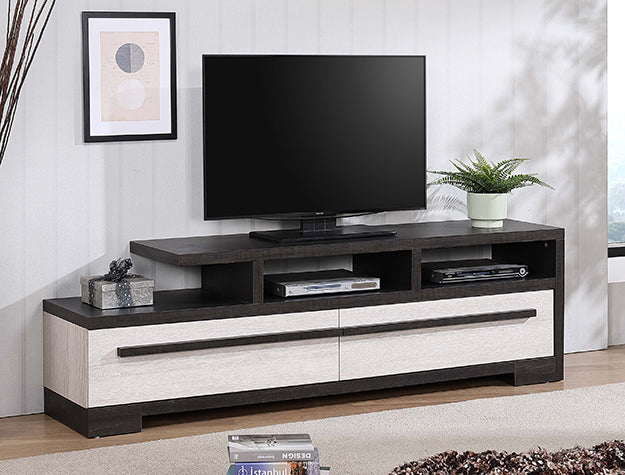 Remington Chalk/Ebony TV Stand 71''.