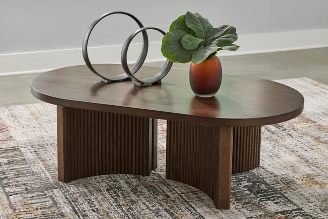 Yumi Dark Brown Cocktail Table