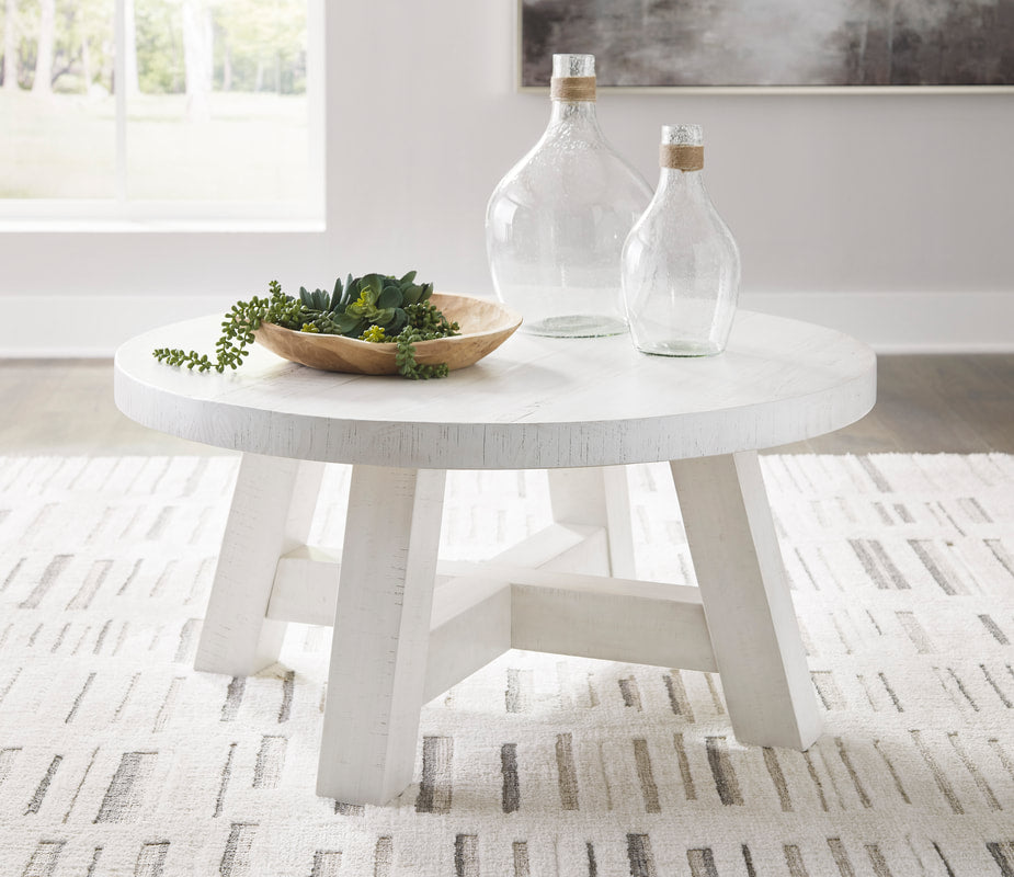 Mackfiel Off White Cocktail Table