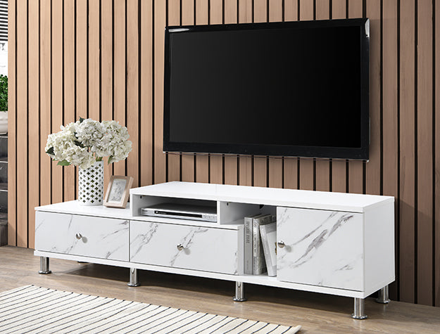 Tessa White 70" TV Stand