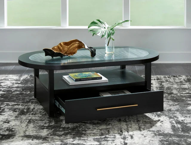 Harvey Black Cocktail Table