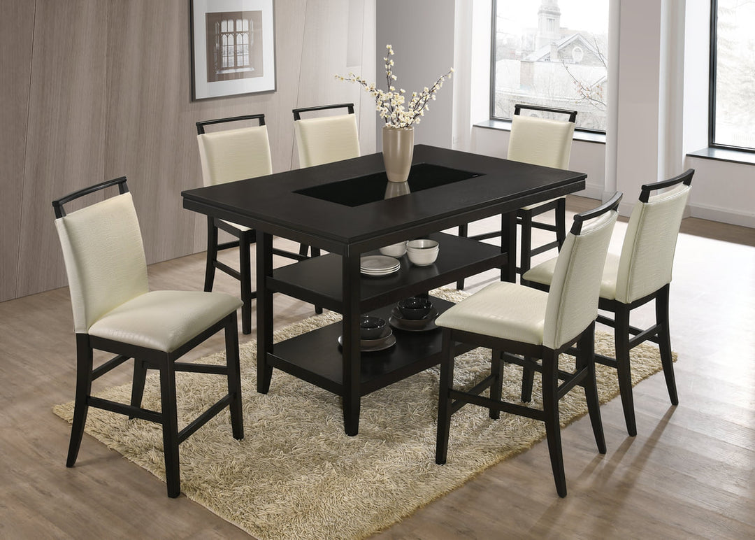 Tommy White Counter Height Set