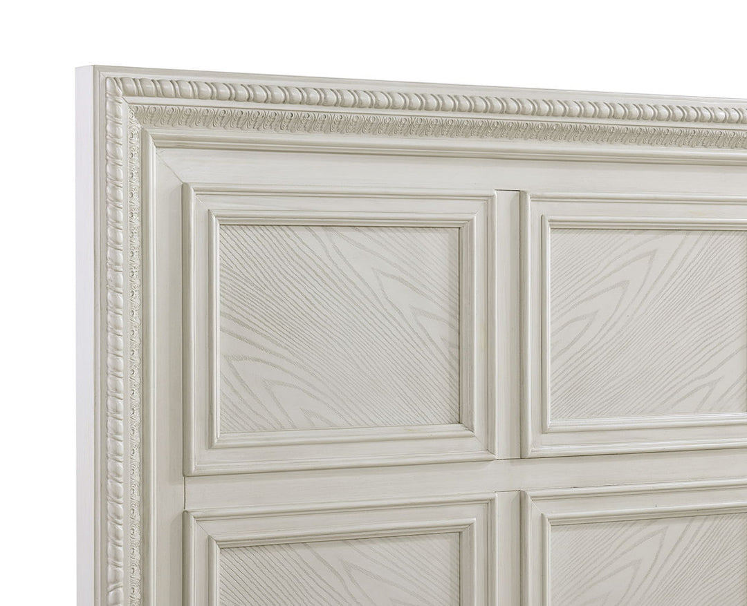 Alexandria Beige Panel Bed