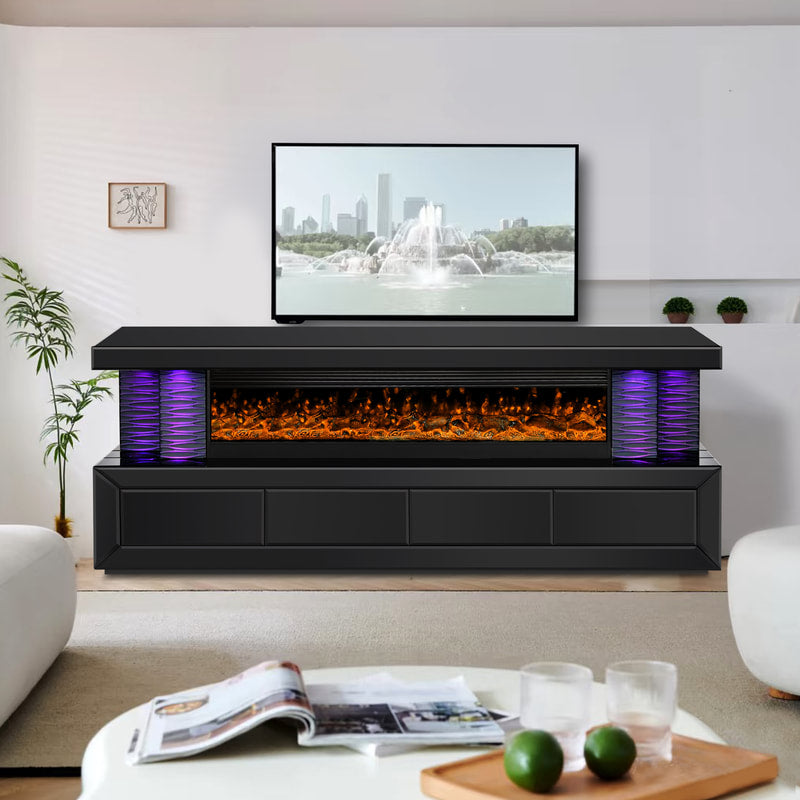 TV Stand W/Fireplace 71''
