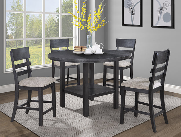Guthrie Counter Dining Room Set in Black