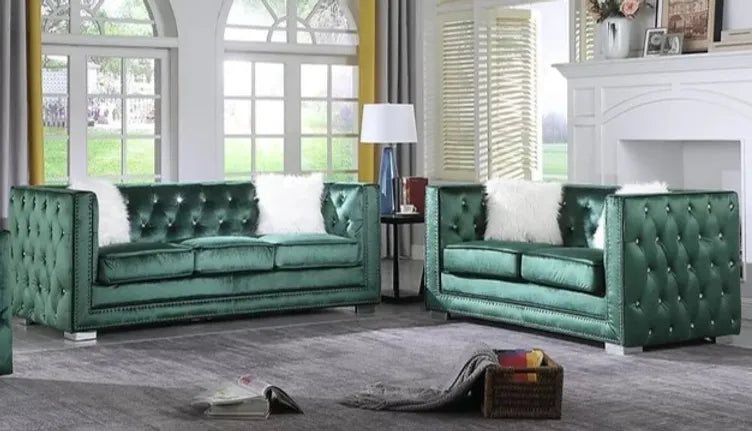 Paris II Sofa & Loveseat Set