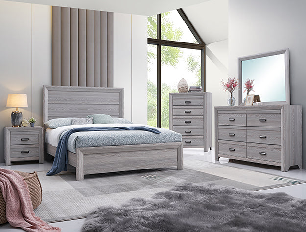 Adalaide Drift Wood Panel Bed
