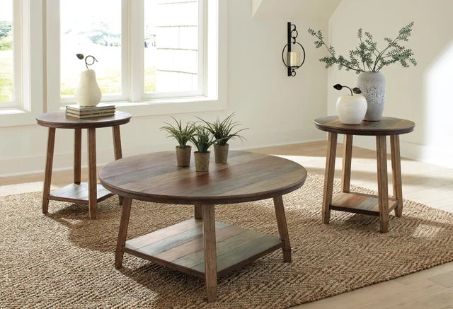 Multi-color Occasional Table Set (Set of 3)