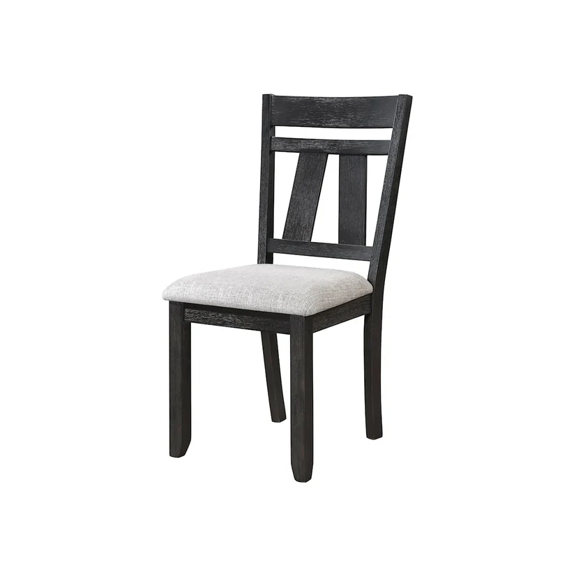 Maribelle Grey/Brown Dining Chair, Set of 2