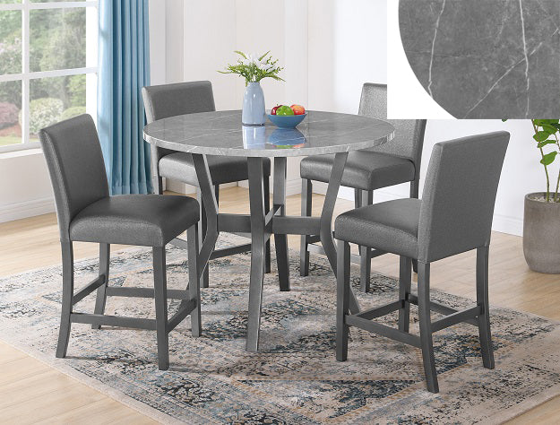 Judson Glitter Grey Counter Height