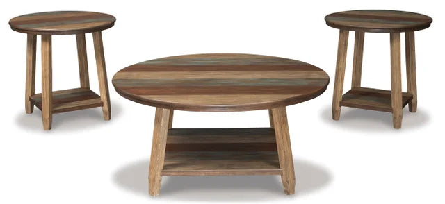 Multi-color Occasional Table Set (Set of 3)