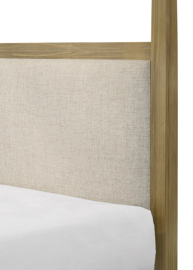 Sienna Rustic Natural Canopy Platform Bed