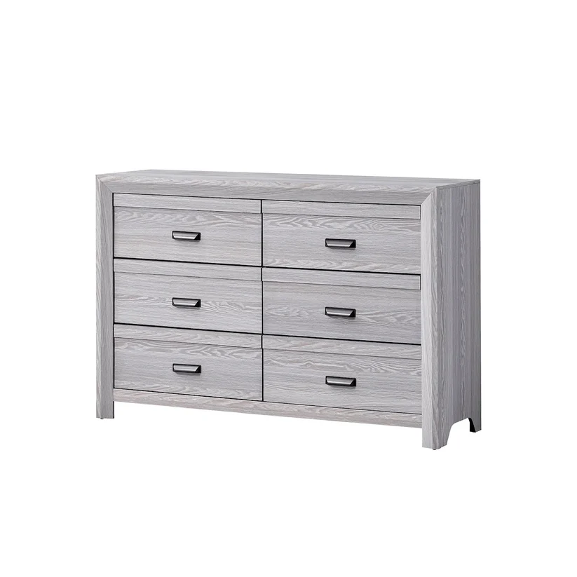 drifted grey dresser Elements International Sullivan Drift Gray Dresser | Zukasa Furniture