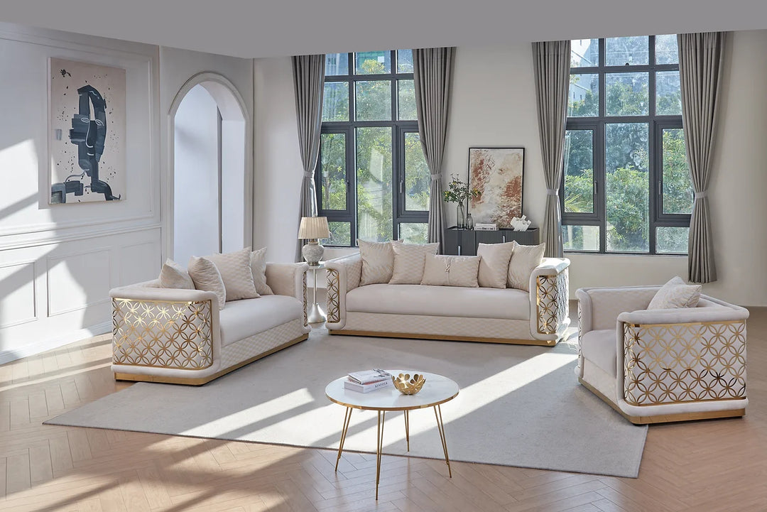 Riya Black Sofa Set