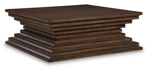 Peppe Warm Brown Cocktail Table