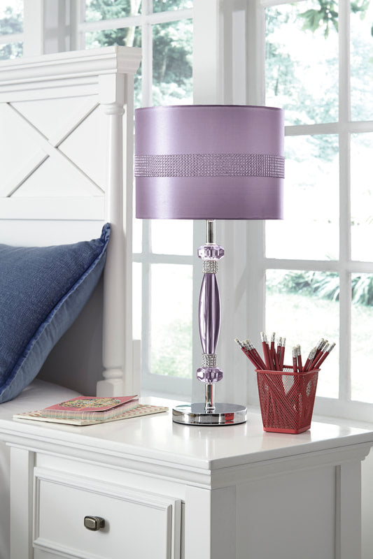 Nyssa Purple Table Lamp L801524