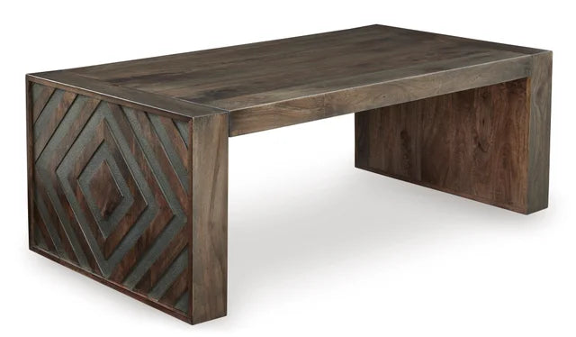 Amber Brown Cocktail Table