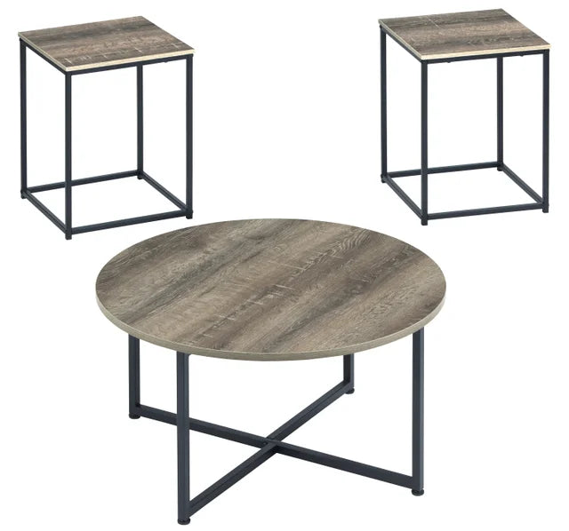 Two-Tone Occasional Table Set (Set of 3)