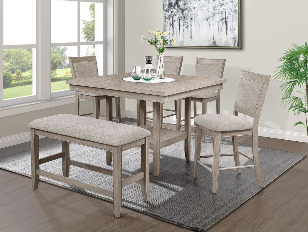 Fulton Marble Counter Height Set