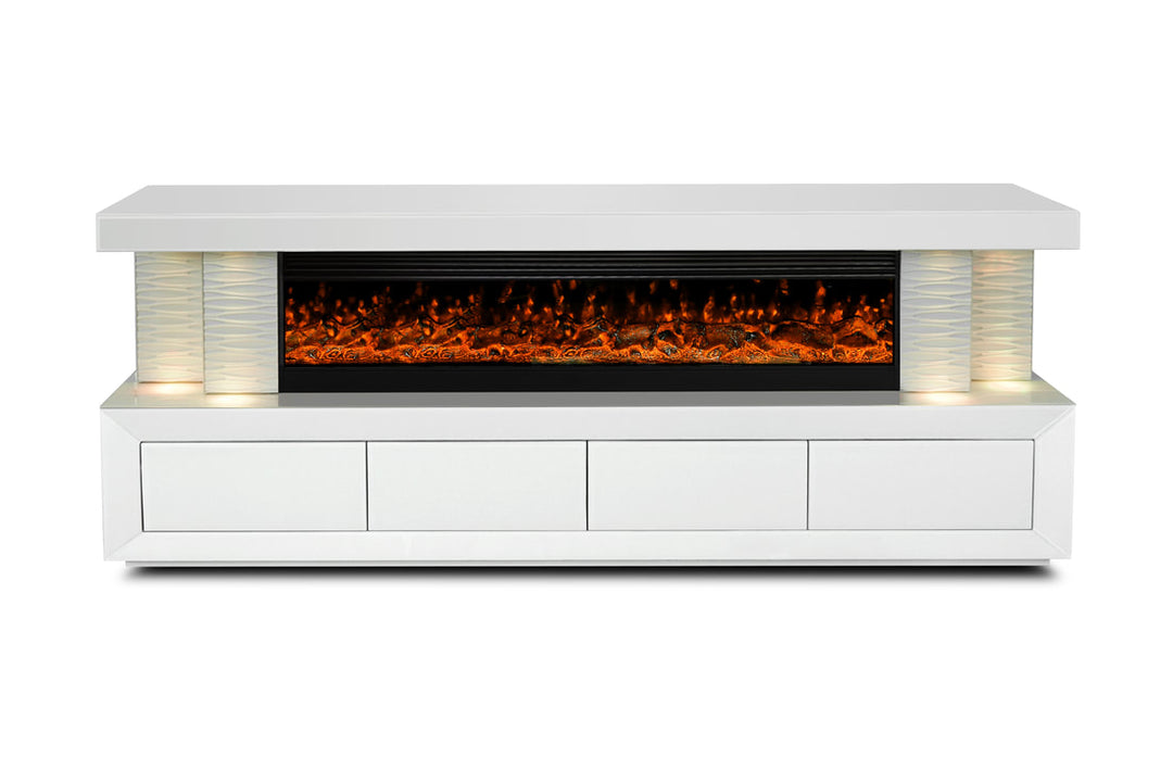 TV Stand W/Fireplace 71''