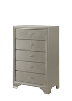 Lyssa Champagne LED Panel Bedroom Set