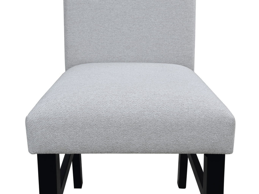 Isla White/Black Round Dining Set.