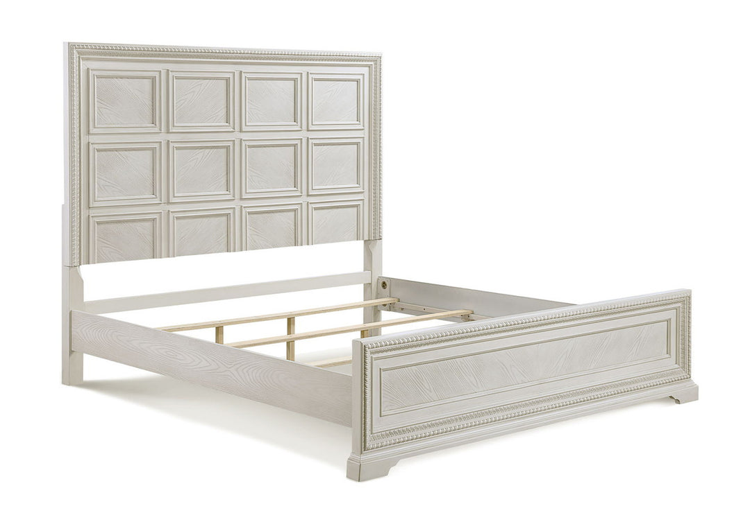 Alexandria Beige Panel Bed