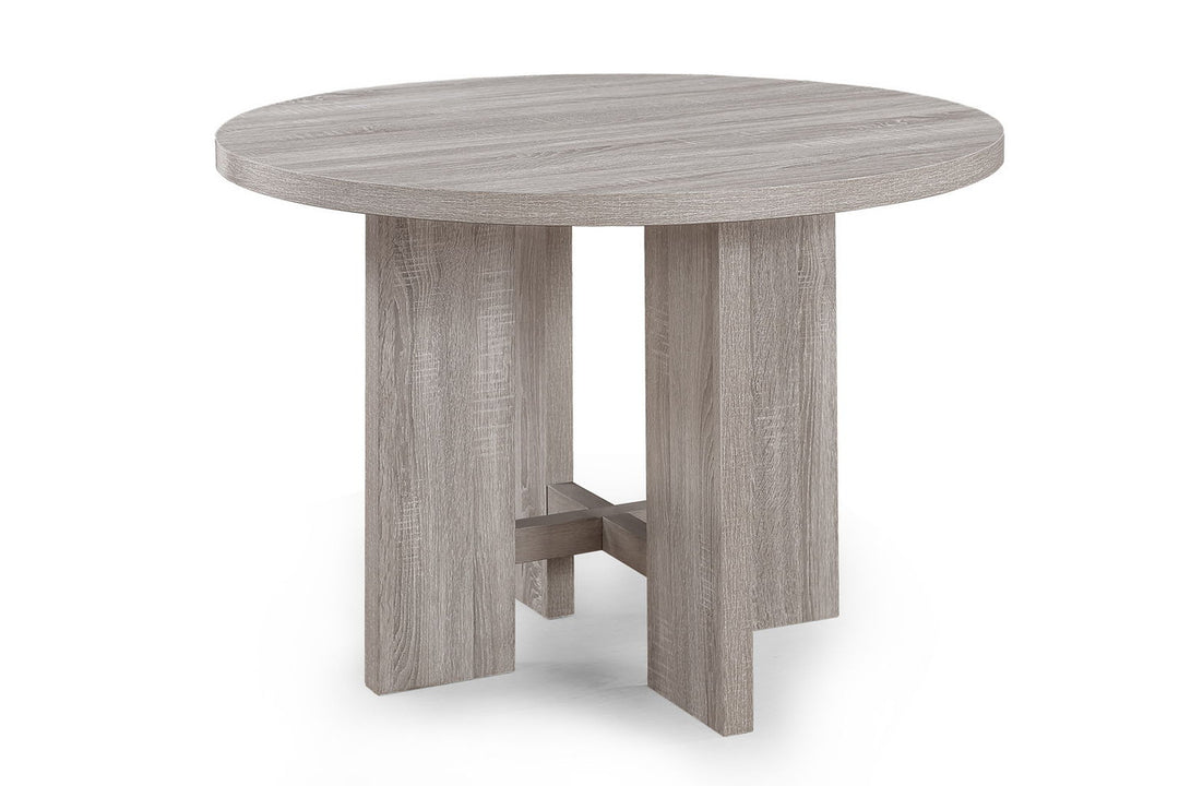 Amara Drift Wood Round Dining Set.