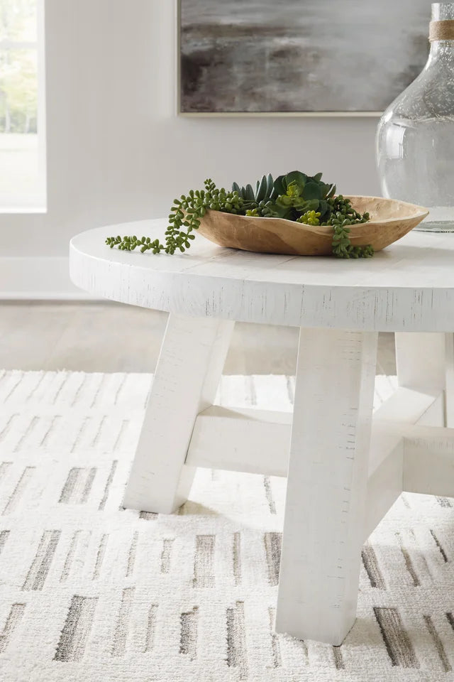 Mackfiel Off White Cocktail Table