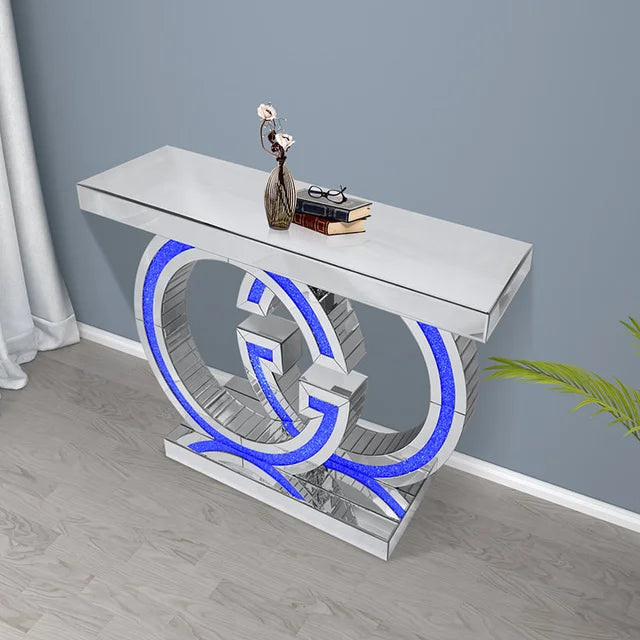 Multicolor LED Console Table