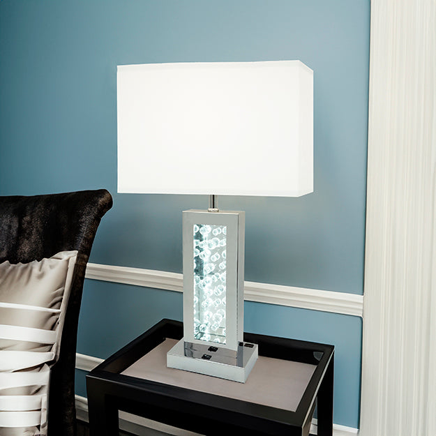 Monica Lamp Chrome- LED Accent.