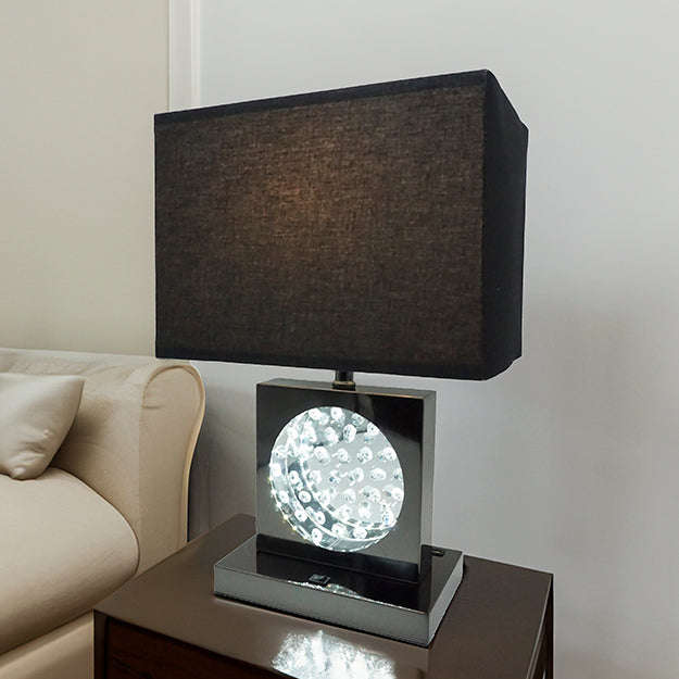 Table Lamp Black Nickel - LED Accent.