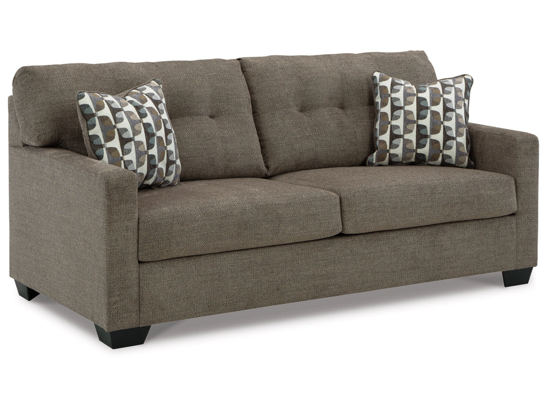 Mahoney Chocolate Sofa and Loveseat