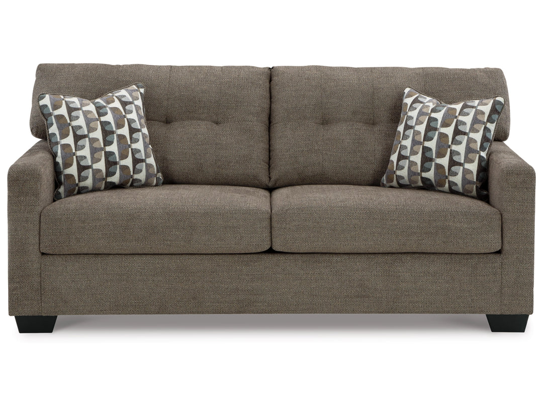 Mahoney Chocolate Sofa and Loveseat
