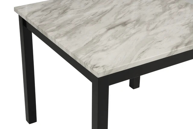 Lennon Black 5-Piece Dining Set