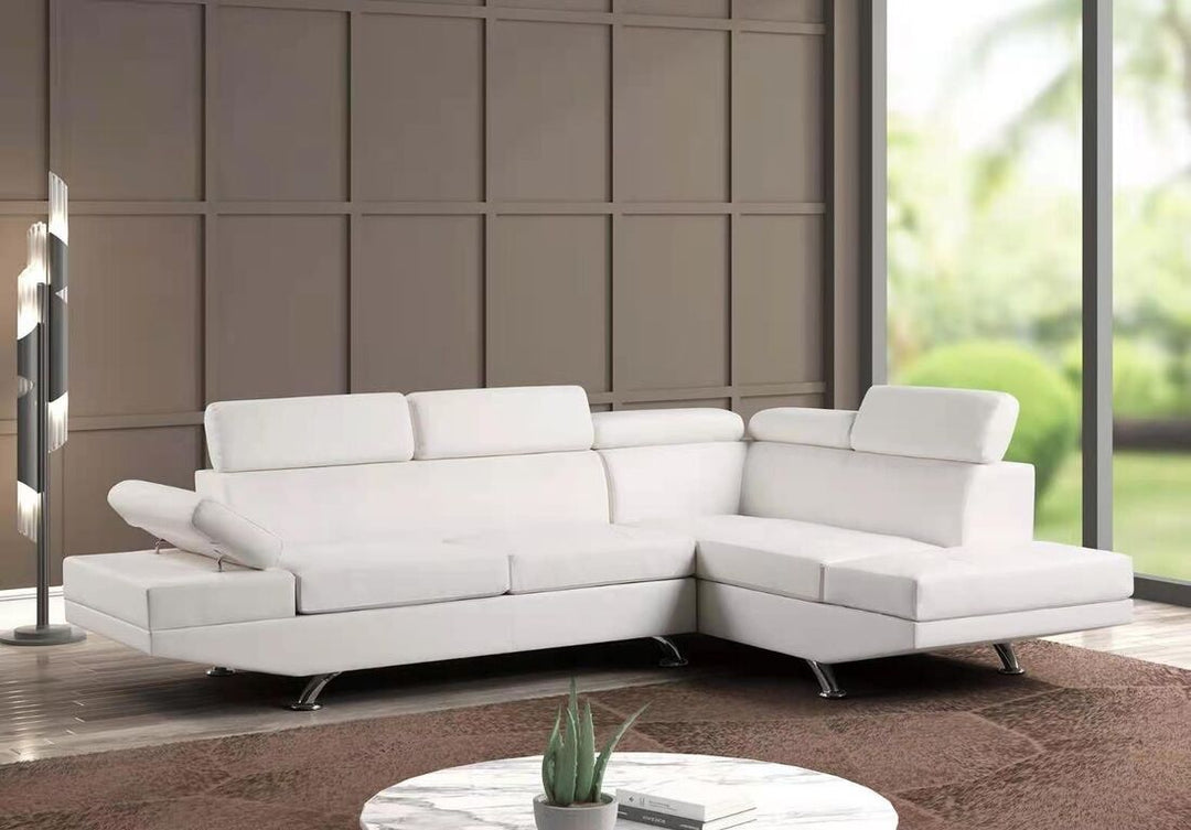 Moderno White Sectional