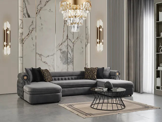 Brooklyn Grey Sectional