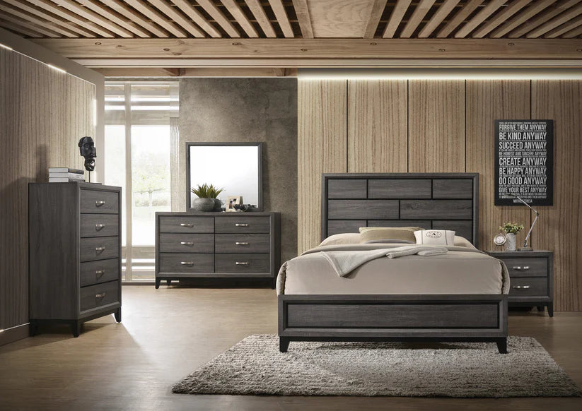 Akerson Youth Grey Bedroom Set