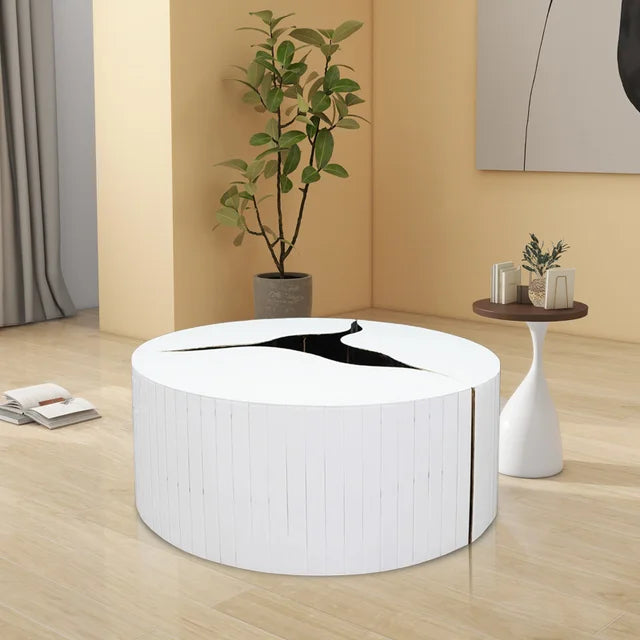 White Cocktail Table