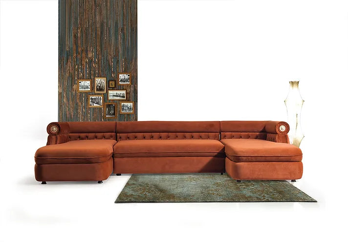 Brooklyn Orange Sectional