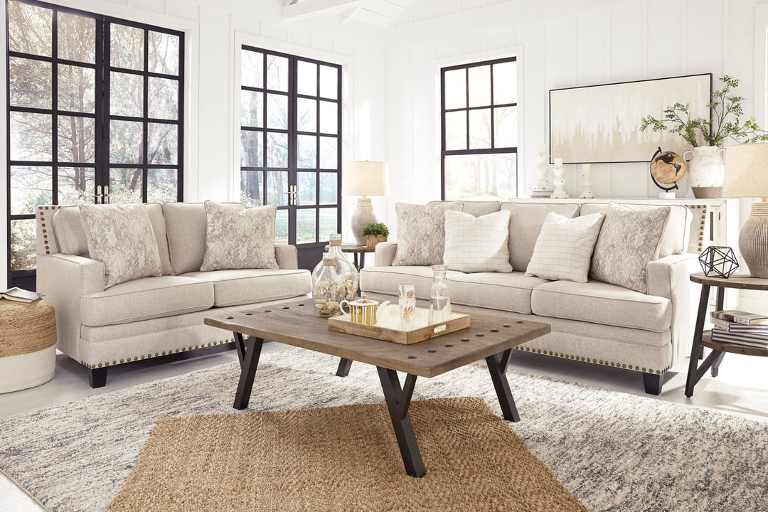 Maui Linen Sofa & Loveseat Set