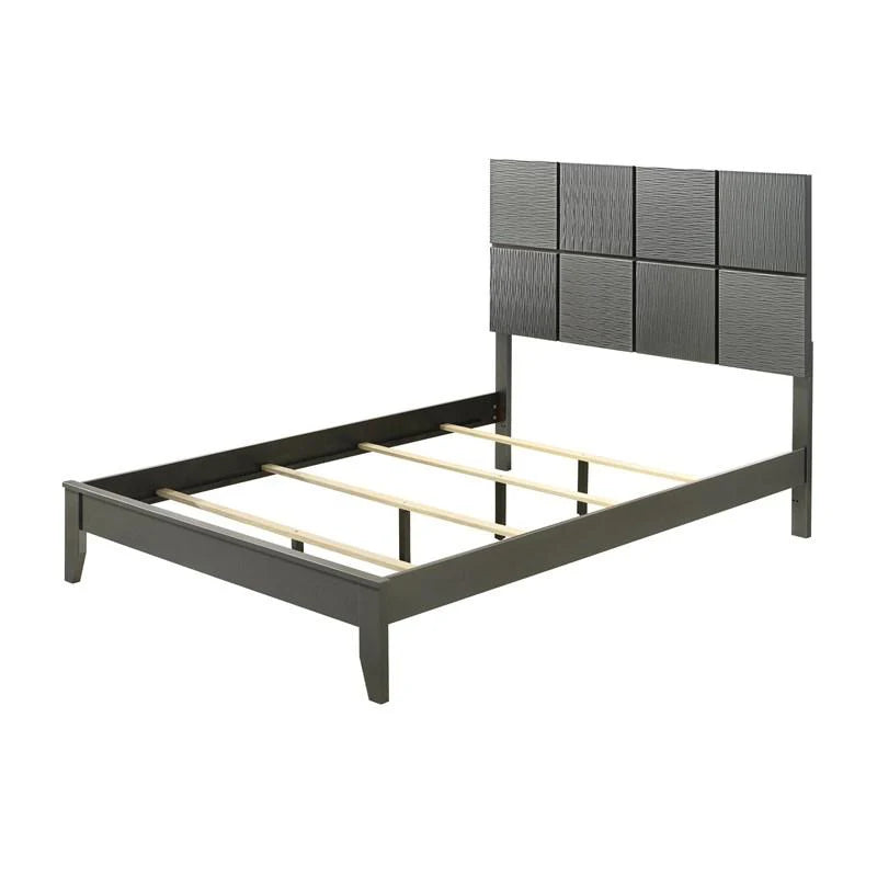 Denker Gunmetal Youth Panel Bed