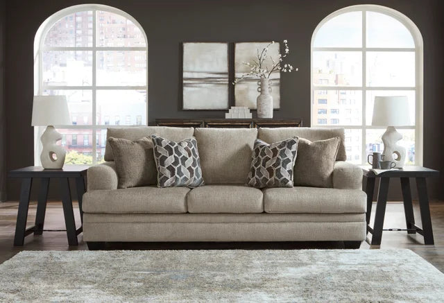 Queen Taupe Sleeper Sofa