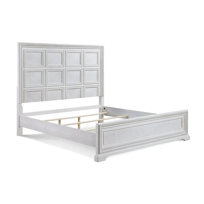 Alexandria Beige Panel Bed