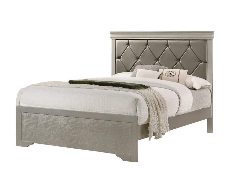 Amalia Silver Youth Panel Bed