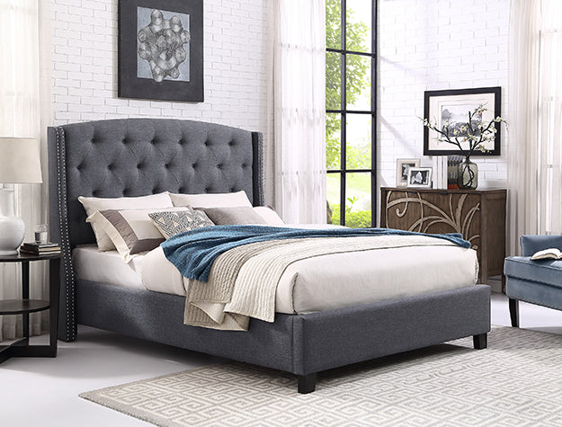 Eva Grey Bed Frame