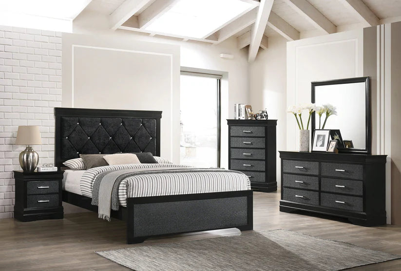 Amalia Youth Black Bedroom Set