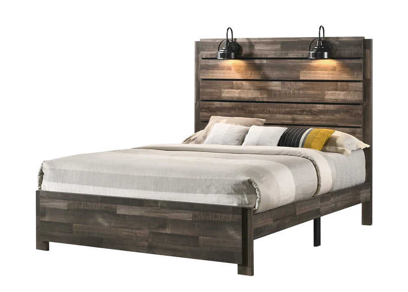 Carter Youth Brown Platform Bed