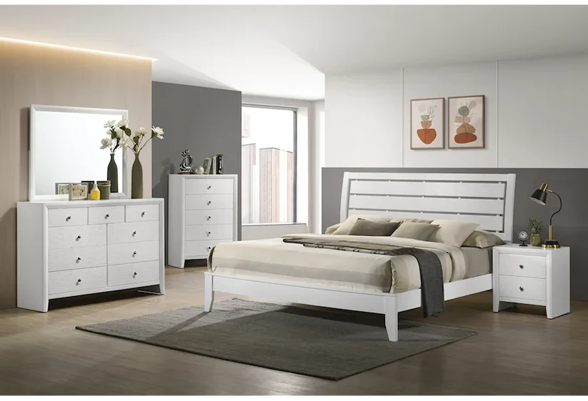 Evan White Youth Bedroom Set