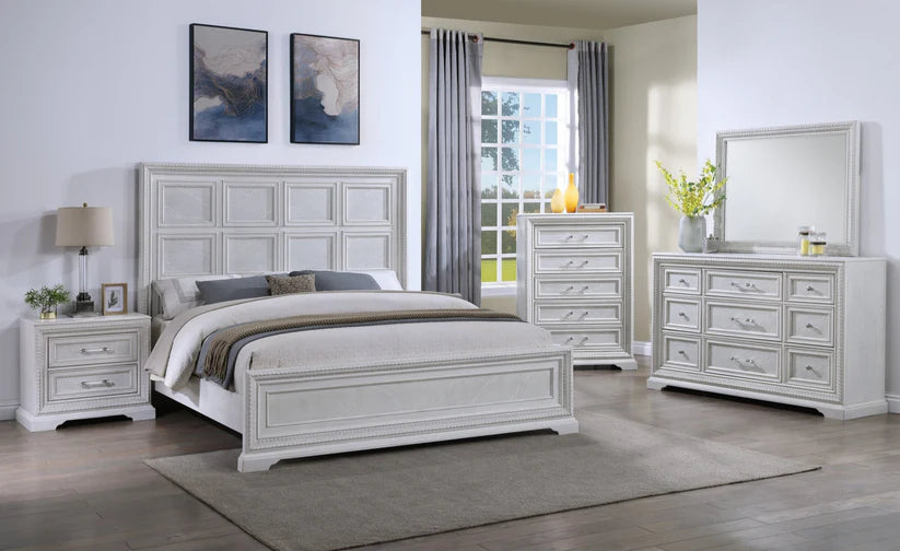 Alexandria Beige Panel Bedroom Set